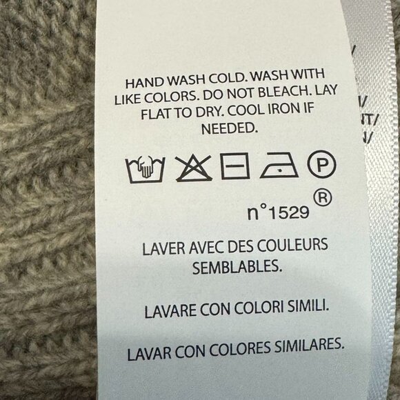 Polo Ralph Lauren Women Cashmere Casual Sweaters Gray L - Picture 8 of 9